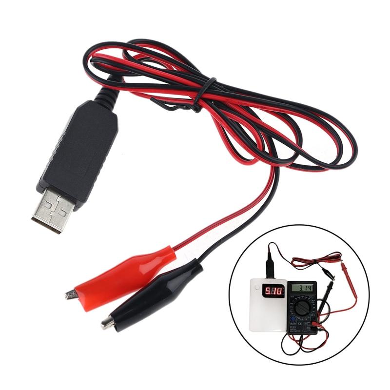 Loại C USB đến 1.5V 3V 4,5V 6V 9V 12V Cáp AA AAA C D Kích thước Pin
