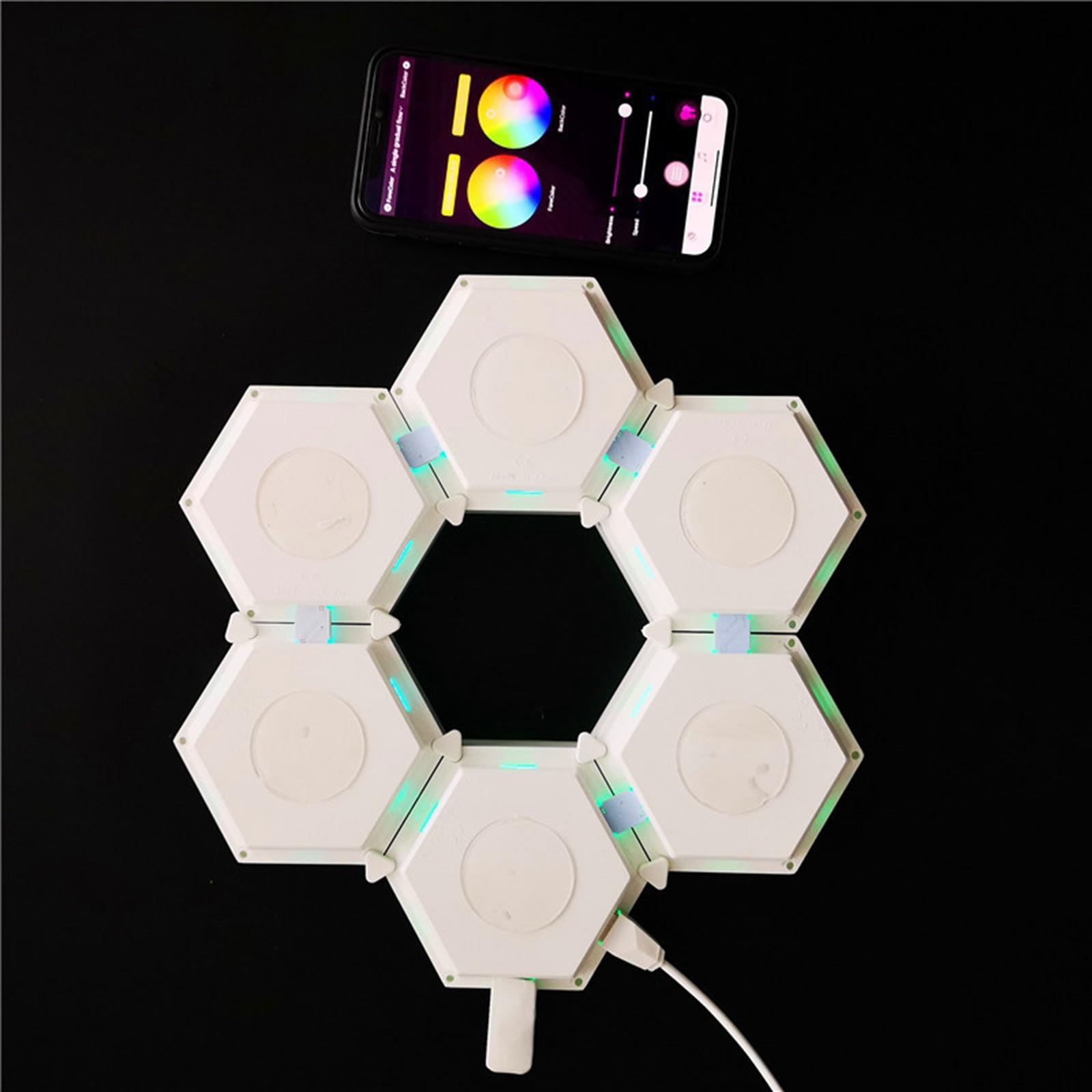 Hexagon Light Smart LED Wall Light APP Control Modular Light DIY Night Light