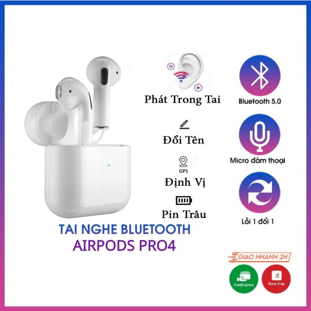 TAI NGHE KEBIDUMEI PRO 4 BLUETOOTH 5.0 âm thanh hifi stereo với micro tích hợp