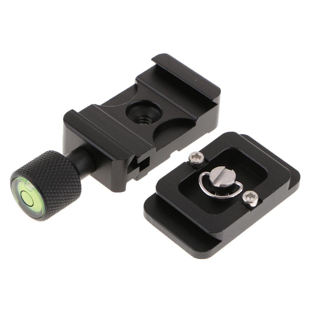 K30 Clamp+1/4'' Mount Quick Release Plate 30mm For Benro Arca Swiss Tripod - Black