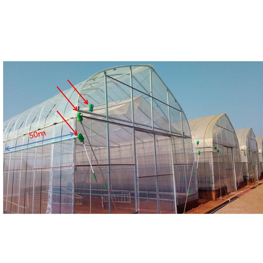 Shop Midori_TAY CUỐN NYLON NHÀ KÍNH NÔNG NGHIỆP CNC - Karukan hight Nhật Bản - Cuốn tầm cao, chiều dài cuốn 50m