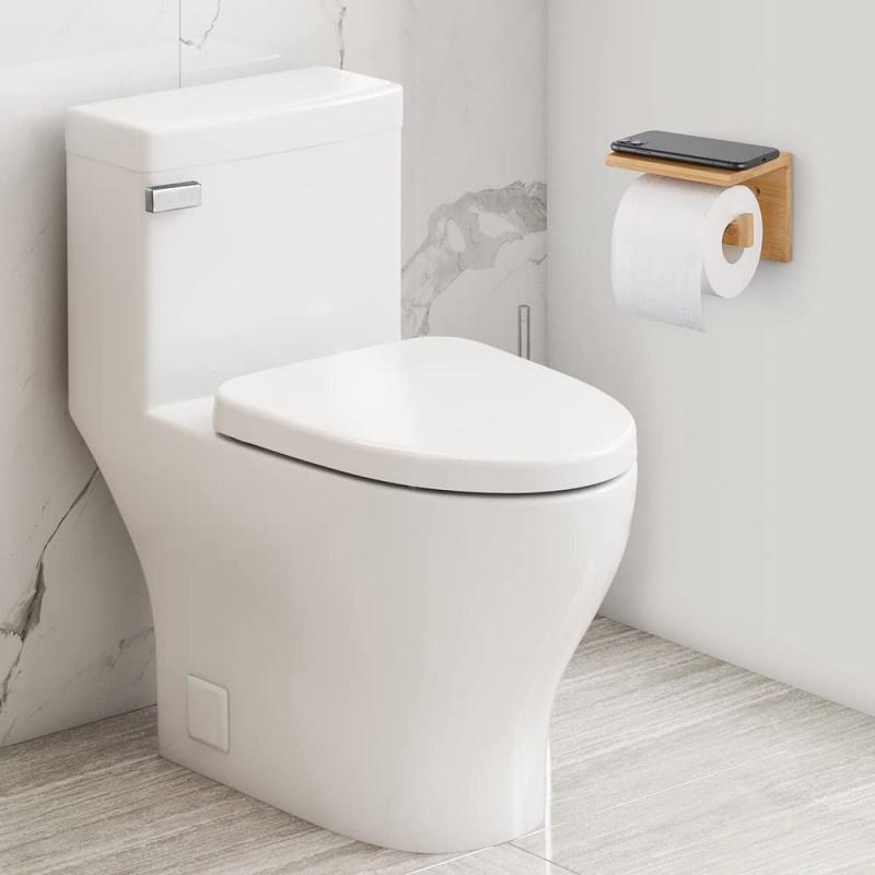 Giá kệ gỗ tự nhiên để giấy vệ sinh, toilet decor, trang trí treo trường trong nhà tắm, nhà vệ sinh