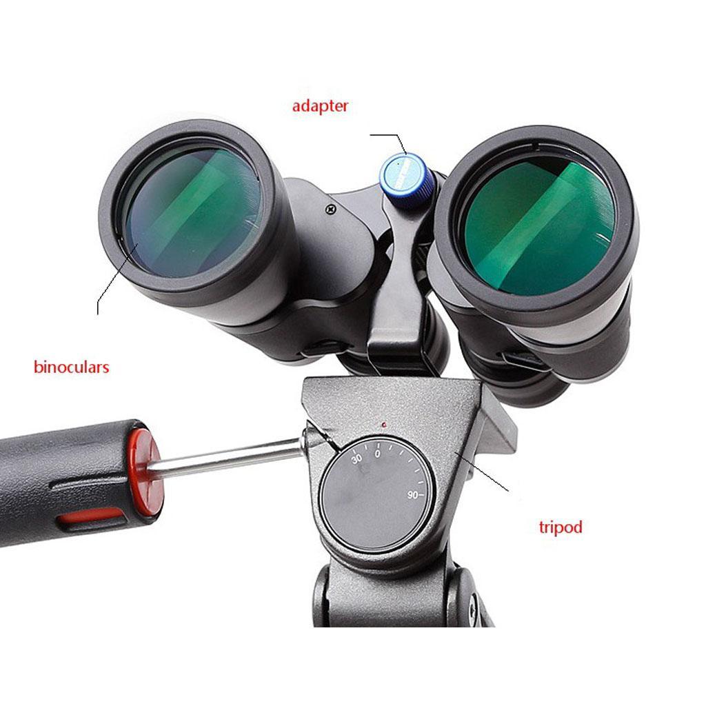 Tripod Adapter Binoculars L Bracket for Mount Rose Gold