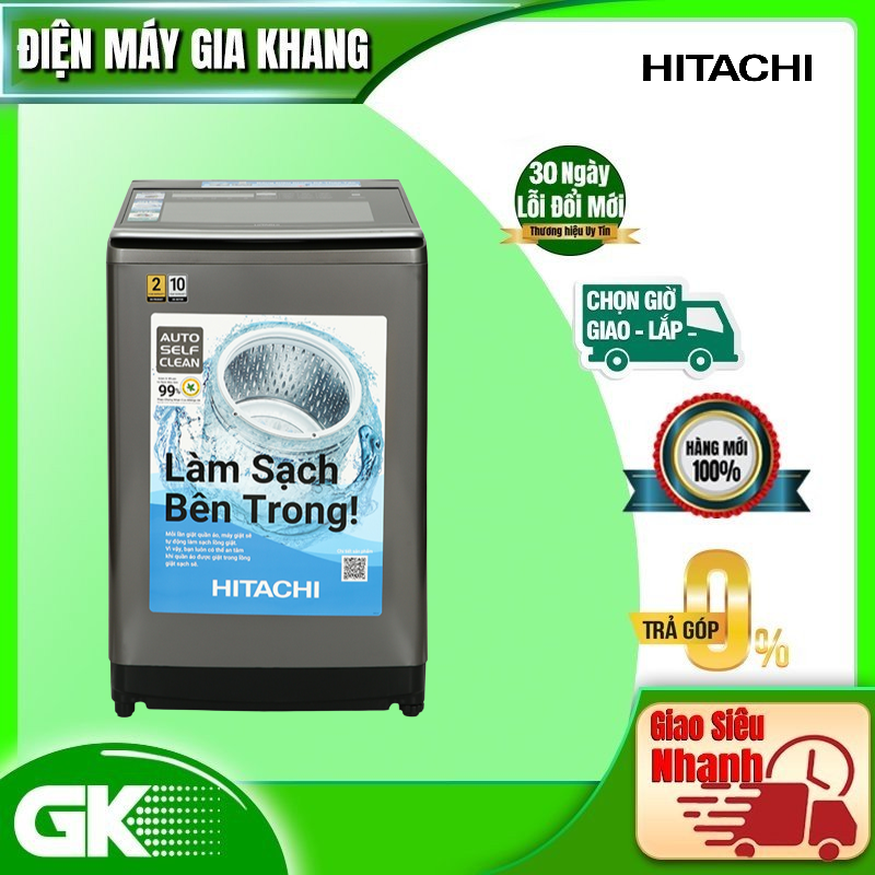 Máy giặt Hitachi Inverter 14 kg SF-140TCV.SL - Hàng chính hãng ( Chỉ giao HCM )