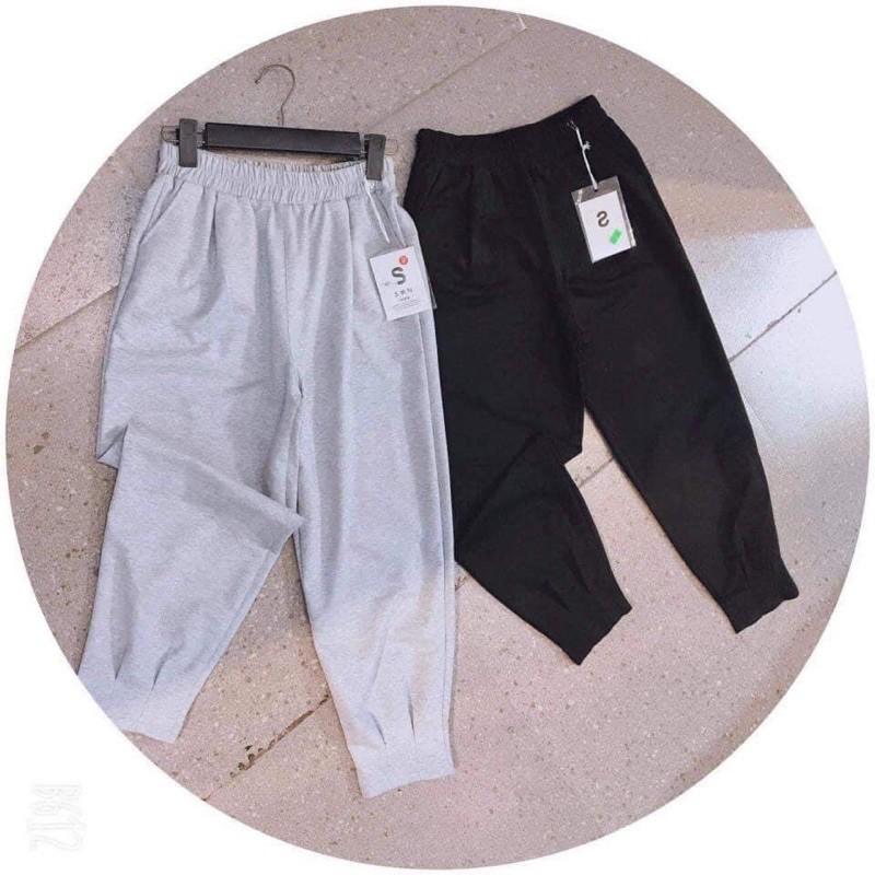 Quần jogger nỉ da cá form thụng siêu tôn dáng chất đẹp loại 1