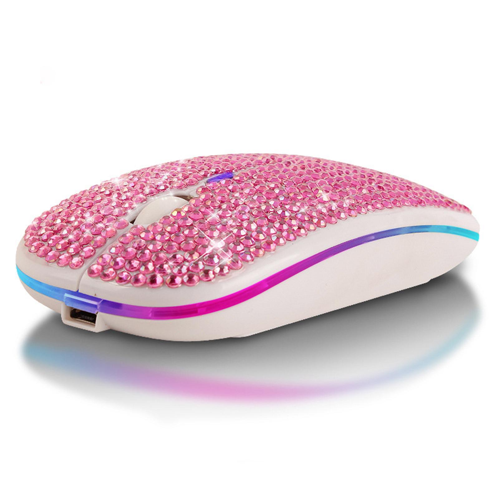Mouse  5..4G 3 Adjustable DPI Levels  Mouse for PC Tablet - pink