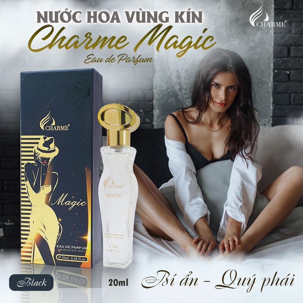 Nước Hoa Vùng Kín Charme Magic 20ml - Màu Đen