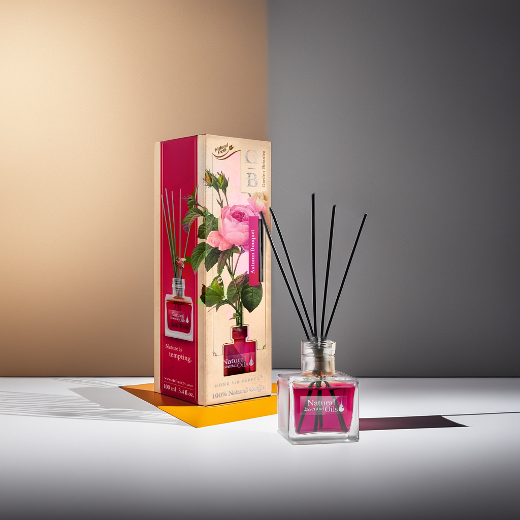 Nước hoa thơm phòng Elix - Garden Botanica - Hương Autumn Bouquet (Hoa mùa thu) - 100ml hàng Chính Hãng nhập khẩu Ba Lan