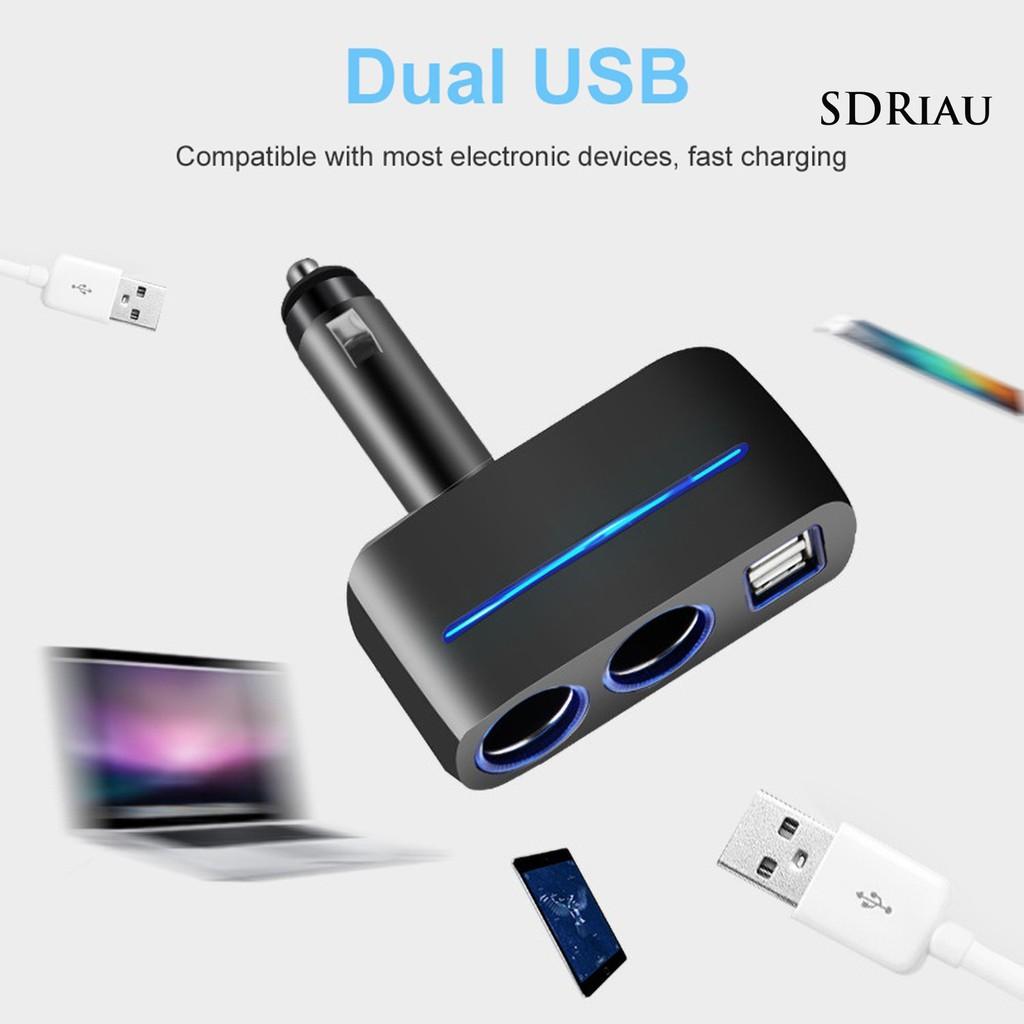 Tẩu Sạc 2 Cổng Usb Cho Xe Hơi