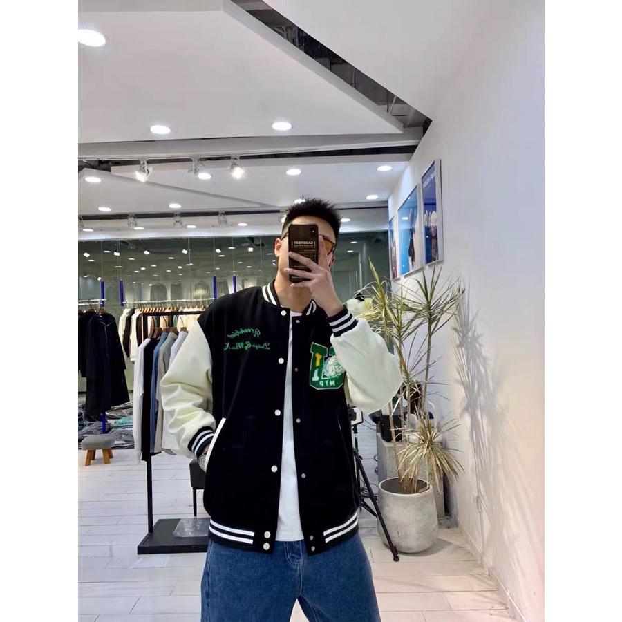 Áo Khoác Bomber Cardigan UNTP DOG Nỉ Bông Phối Túi Kéo Form Rộng Basic Nam Nữ Unisex Ulzzang