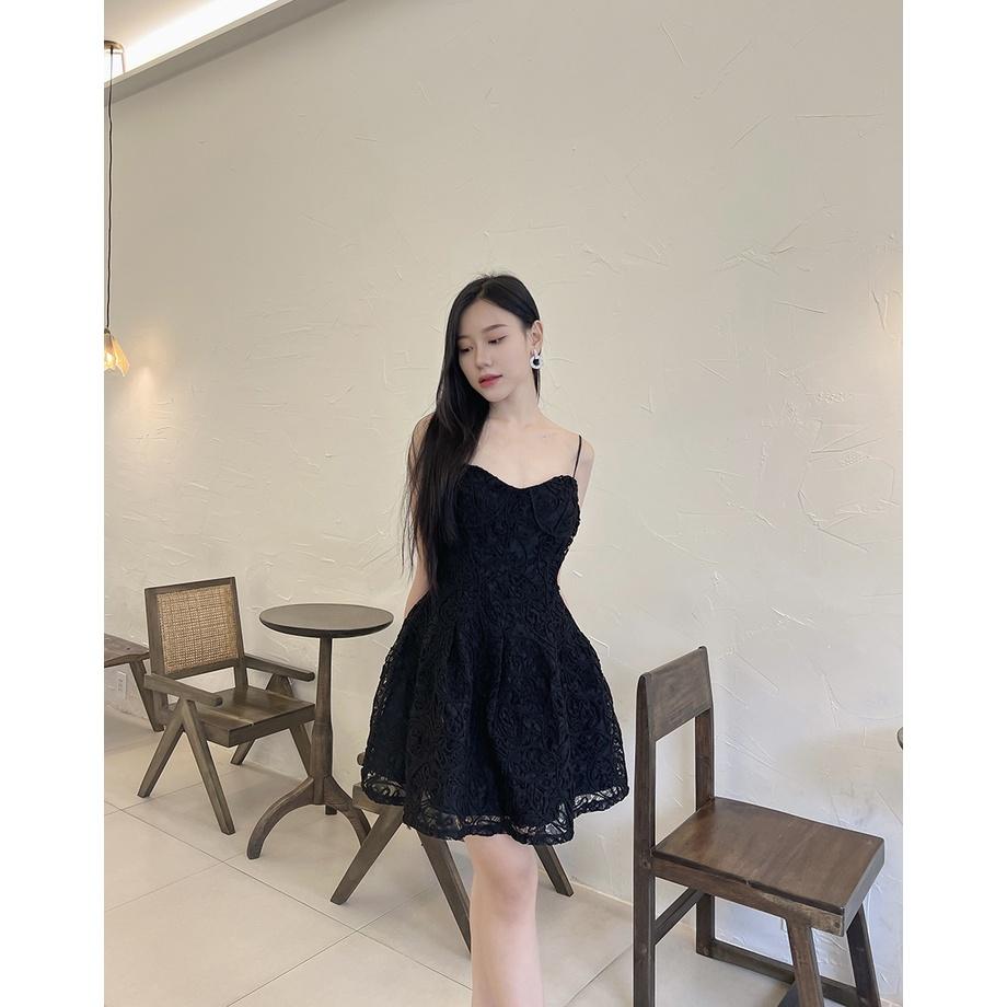 BBSTORE'S Đầm Xòe Ren Dự Tiệc Sang Trọng -D1121