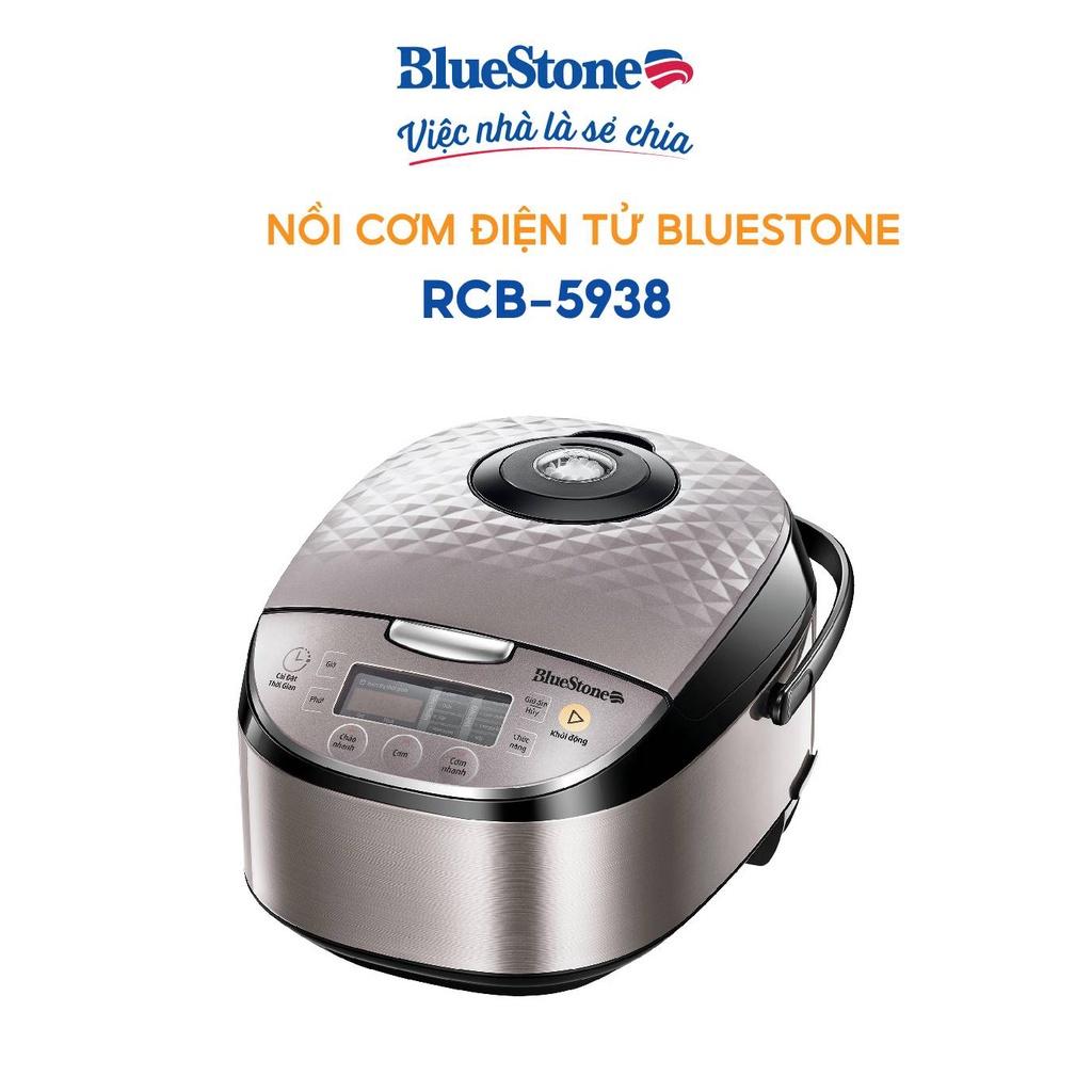 Nồi Cơm Điện Tử BlueStone RCB-5938, 1.8Lit - 760W, Hàng Chính Hãng