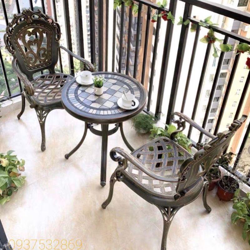 Bàn ghế sân vườn nhôm đúc cao cấp