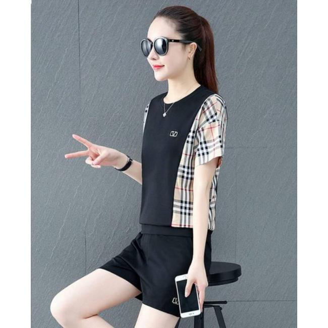SÉT BỘ NGẮN CÁ TÍNH PHỐI SỌC KEM