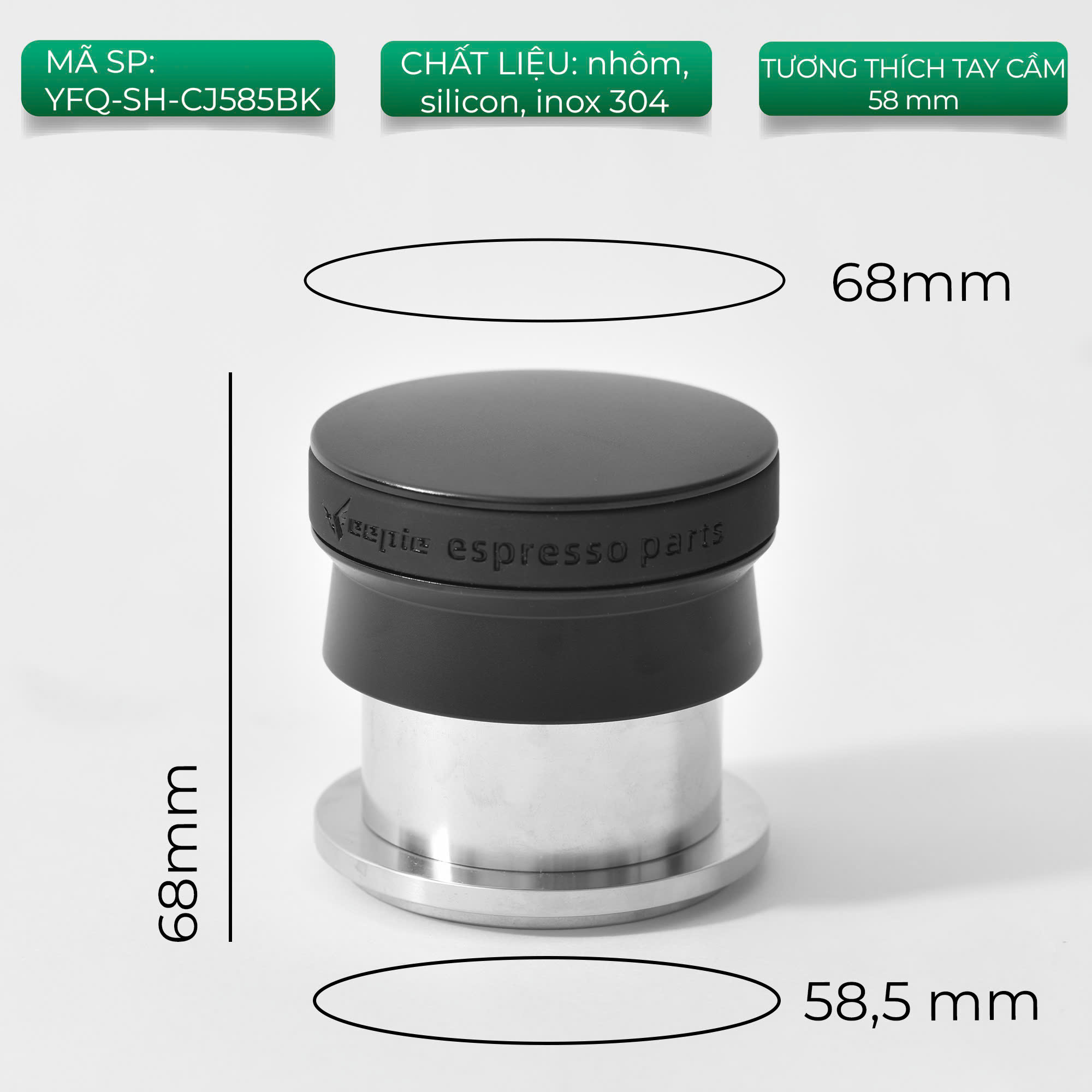 Feepie Tamper cố định lực cân bằng vòng đệm