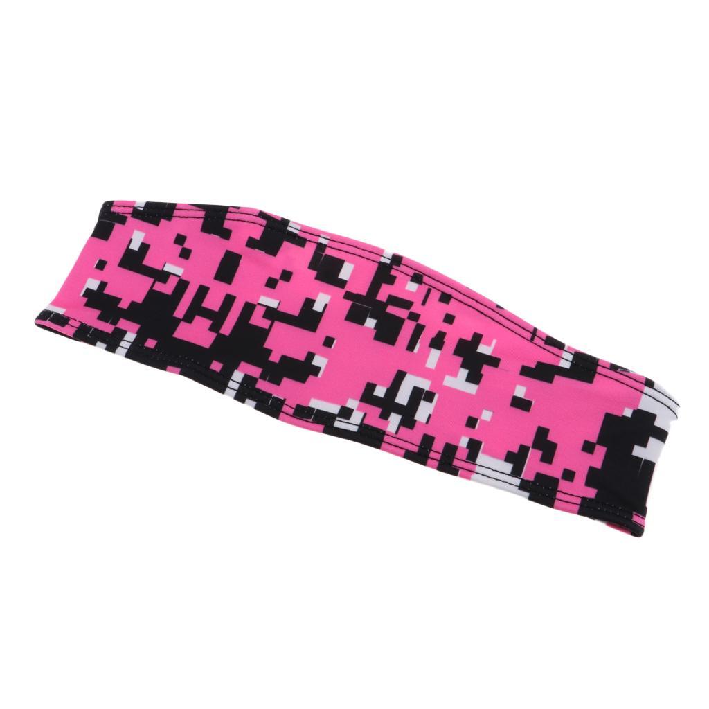 2-3pack Men Women Sports Yoga Gym Sweatband Headband Stretch Hair Band Rosy