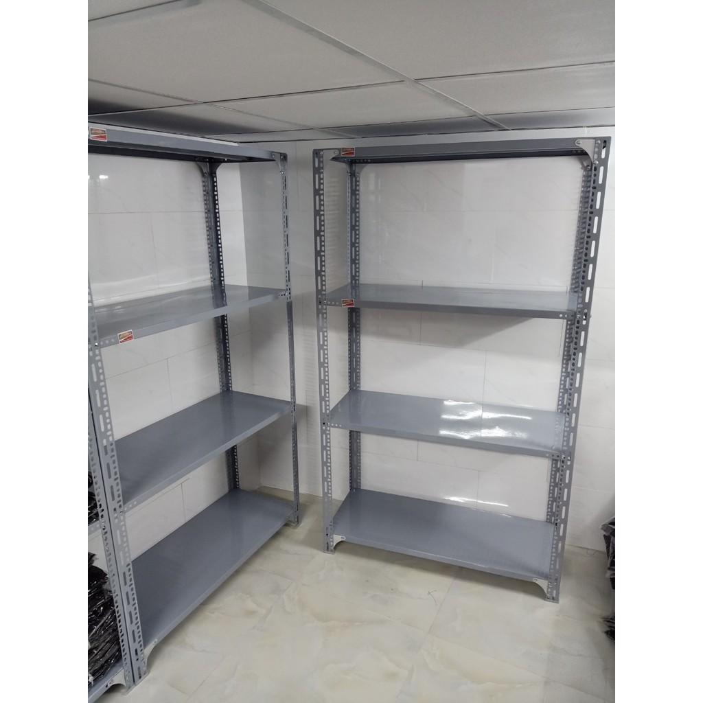 Kệ sắt v lỗ đa năng 4 tầng dài 0,8m x rộng 0,4m x cao 1,5m