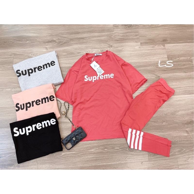 SET ÁO PHÔNG RỘNG LEGGING SỌC SIÊU ĐẸP