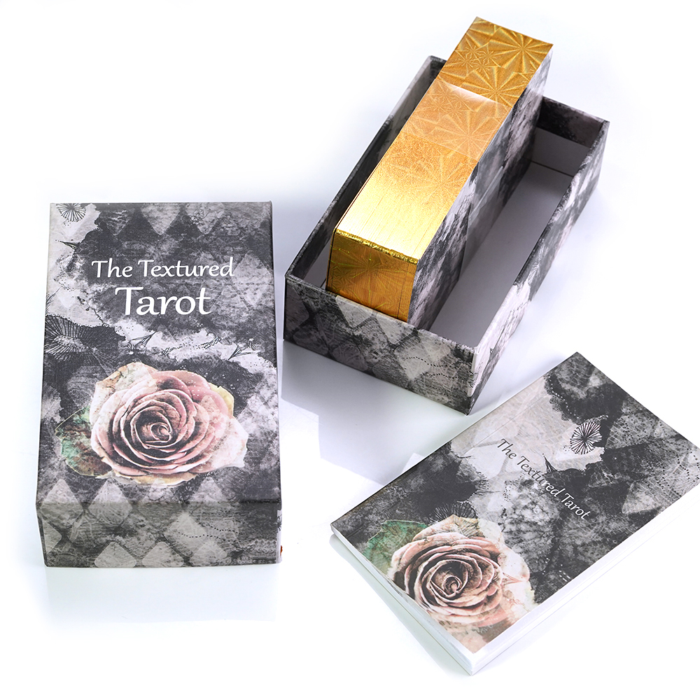 Bộ Bài The Textured Tarot 78 Lá Bài 7x12 Cm Tặng Đá Thanh Tẩy