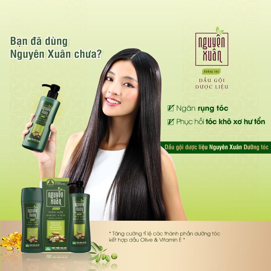 Bộ sản phẩm Dầu gội 200ml và Dầu xả 180ml Nguyên Xuân dưỡng tóc chuyên sâu