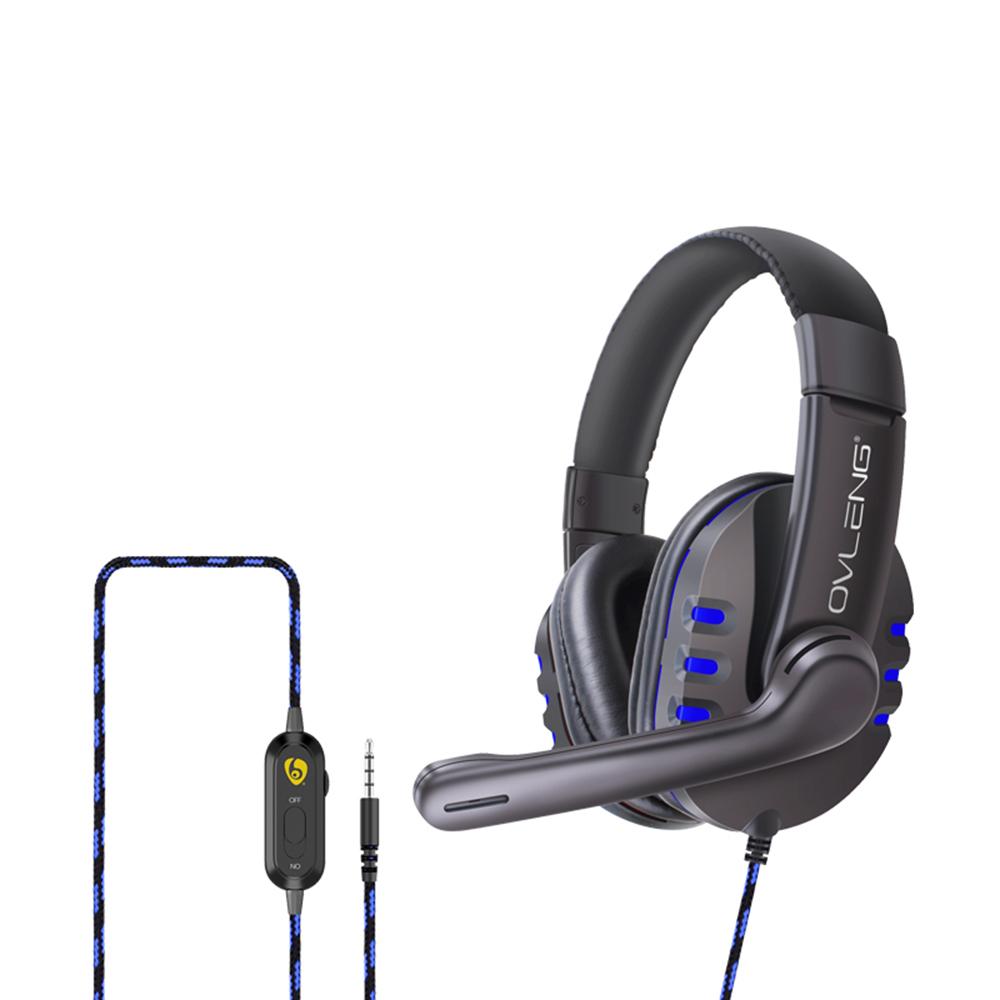 Tai nghe chơi game 3,5 mm VLENG P3 có micrô có thể điều chỉnh cho máy tính xách tay PC