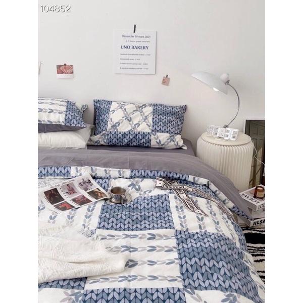 Set Cotton Living 100%cotton Hàng Nhập Khẩu Cao Cấp 4 Món