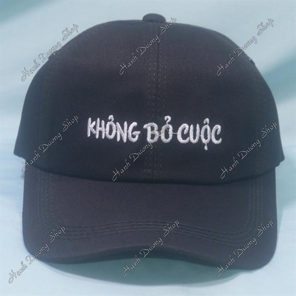 Set Nón Cặp Bucket &amp; Cap Không Bỏ Cuộc (KBC01);(KKB01) - Combo Không Bỏ Cuộc