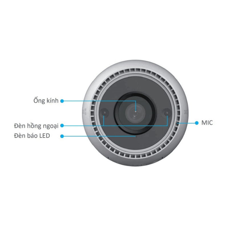 Camera WiFi ngoài trời EZVIZ H3C 2MP - Hàng Chính Hãng