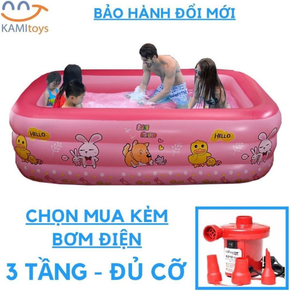 sỉ, lẻ Phao bơi Bể bơi cho bé ️Đủ Cỡ️ hồ bơi thành cao 3 tầng bơm hơi