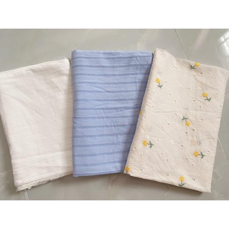 SET VẢI THÔ THÊU SALE