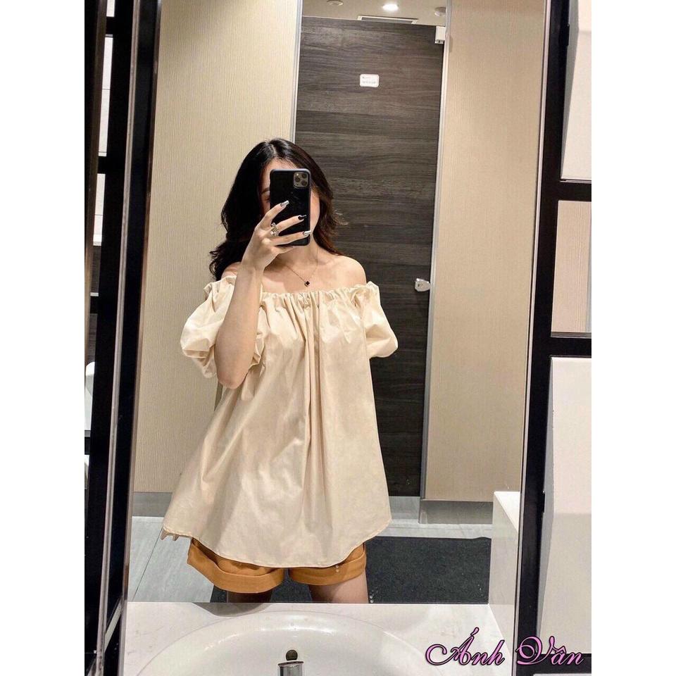 Sét đồ nữ đẹp ̂  Set bộ đùi trễ vai mặc 2 kiều thời trang sexy ( kèm khoen đai )
