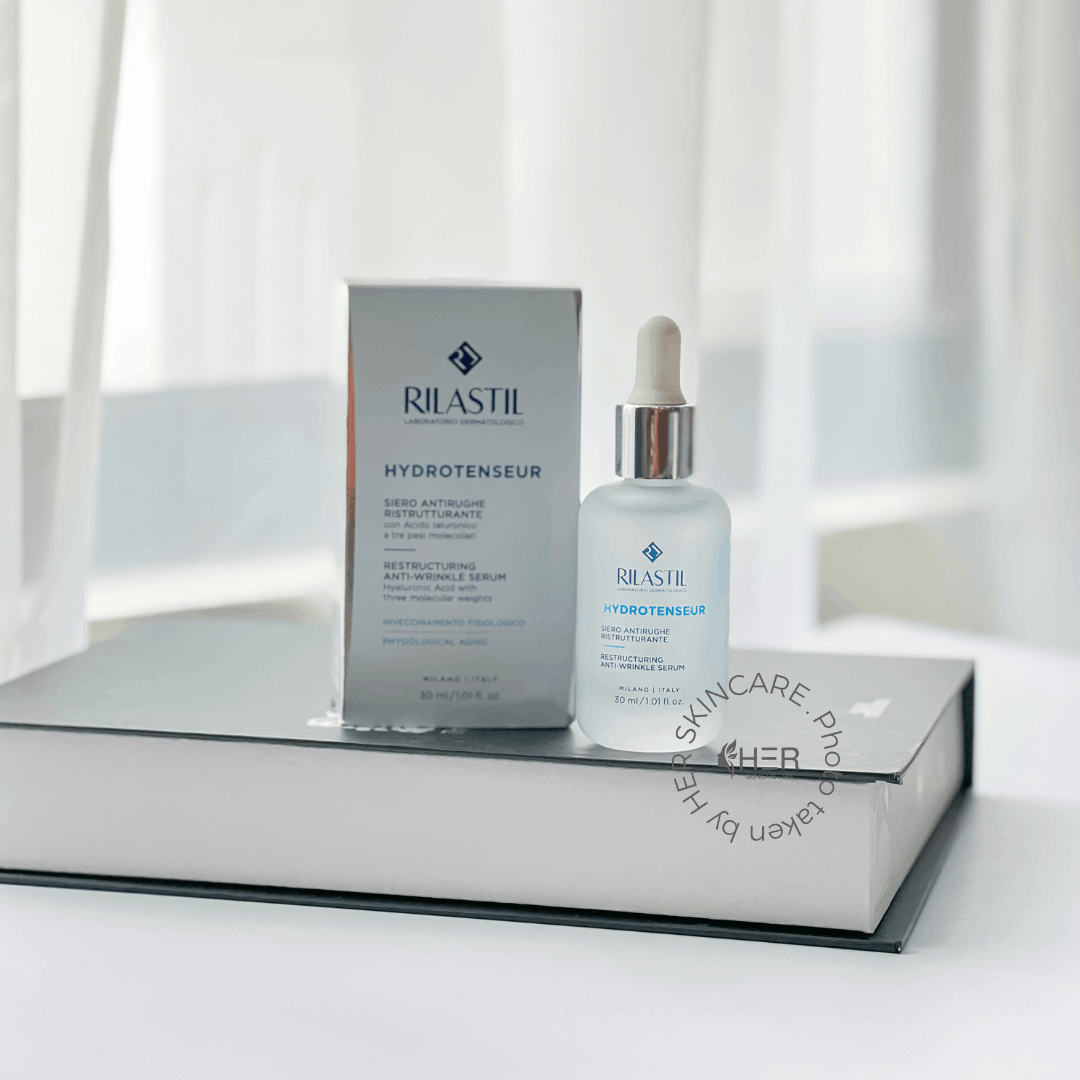 Serum cấp ẩm cho da lão hóa Rilastil Hydrotenseur Restructuring Anti-wrinkle Serum 30ml
