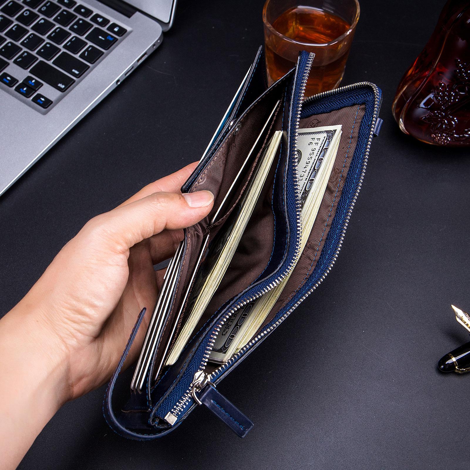 Ví Da Nam Hai Mặt Bullcaptain