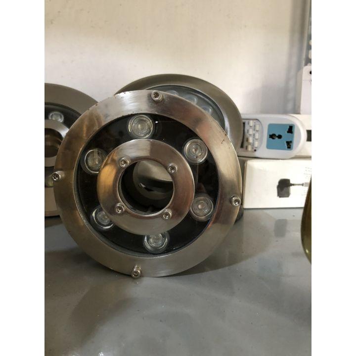 Đèn âm nước bánh xe 6w đổi màu