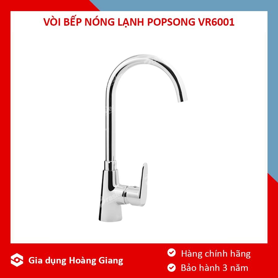 Vòi rửa bát nóng lạnh PopSong VR6001 - Bảo hành 3 năm