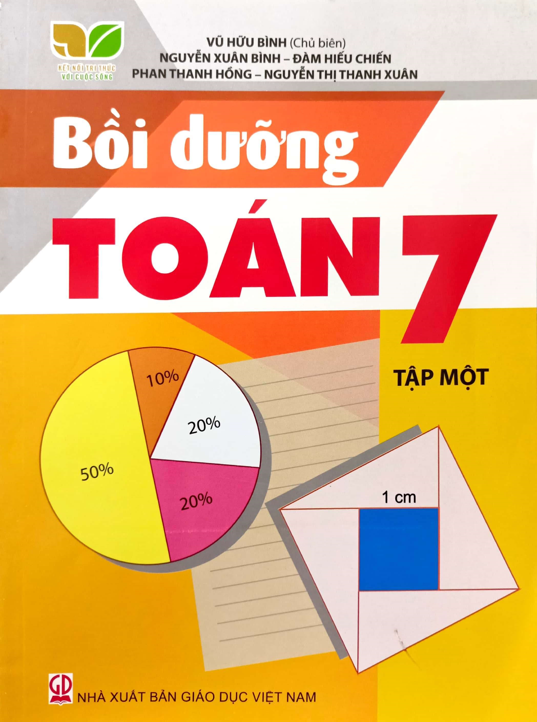 Combo Bồi dưỡng Toán 7- Tập 1, 2 (Kết nối tri thức với cuộc sống)