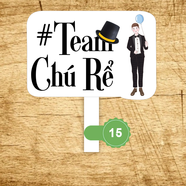 Bảng hashtag chụp ảnh đám cưới MS 15