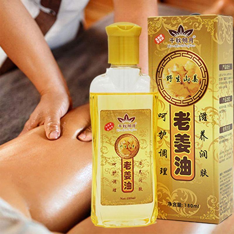 Tinh dầu ngải cứu, tinh dầu gừng dùng cho massage. Hộp 180ml