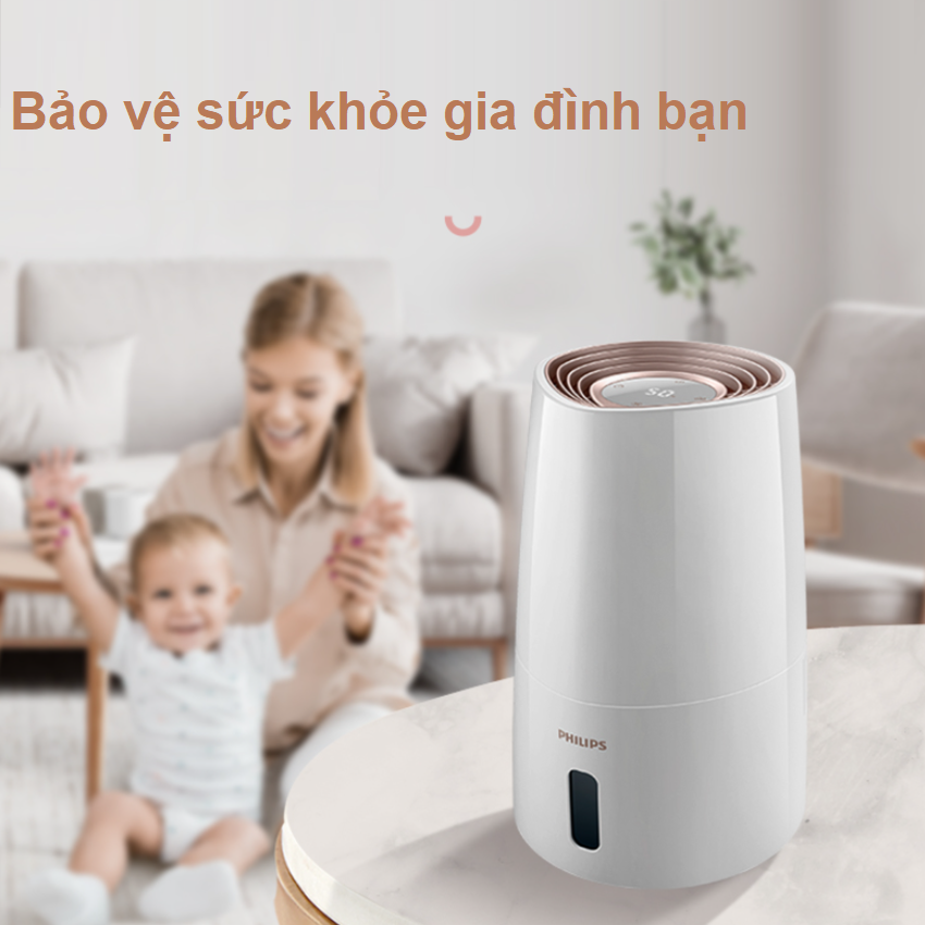 - HÀNG NHẬP KHẨU - Máy tạo độ ẩm công nghệ NanoCloud tân tiến. Thương hiệu Hà Lan cao cấp Philips HU3916/00