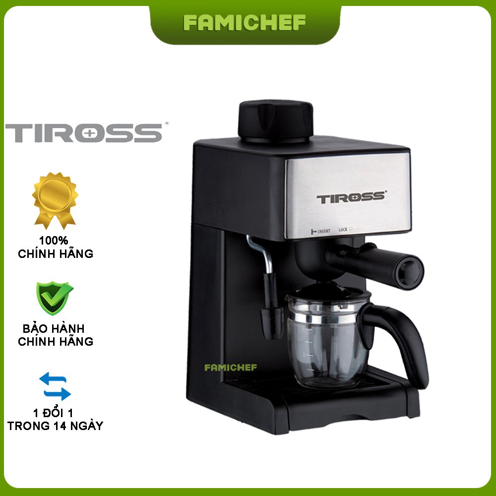 Máy pha cà phê Espresso Tiross TS621 - Hàng chính hãng