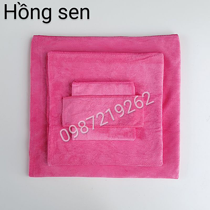(TẶNG KÈM BĂNG ĐÔ) Bộ khăn Spa cao cấp mềm mại thấm hút cực tốt_Khăn bông Hanoitex