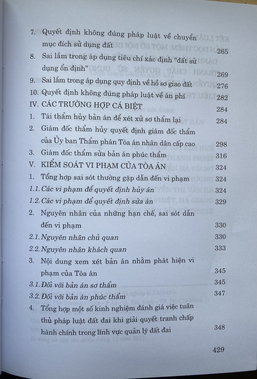 Giải quyết tranh chấp hành chính trong lĩnh vực quản lý đất đai - Phát hiện vi phạm và xử lý vướng mắc (Sách chuyên khảo)