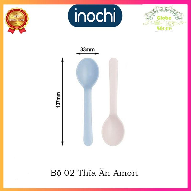 Bộ 02 Thìa Tập Ăn Cho Bé Amori INOCHI