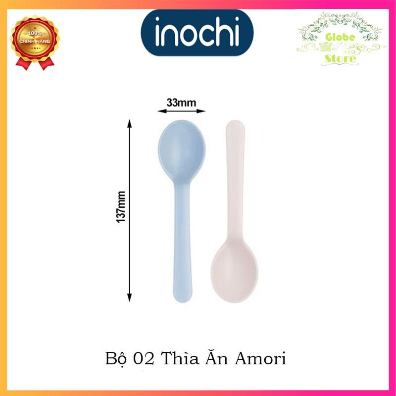 Bộ 02 Thìa (Muỗng) Tập Ăn Cho Bé Amori INOCHI