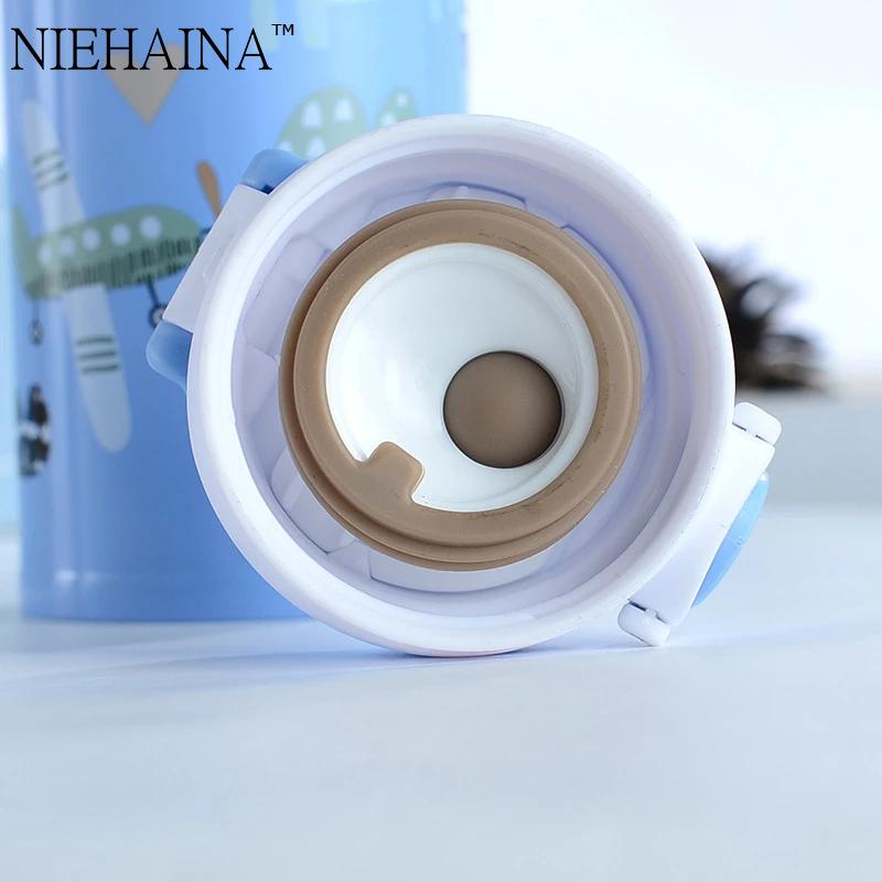 500Ml Giữ Nhiệt Màu Thép Không Gỉ 304 Hoạt Hình Dễ Thương Nảy Bình Giữ Nhiệt Chân Không Nước Cốc Du Lịch