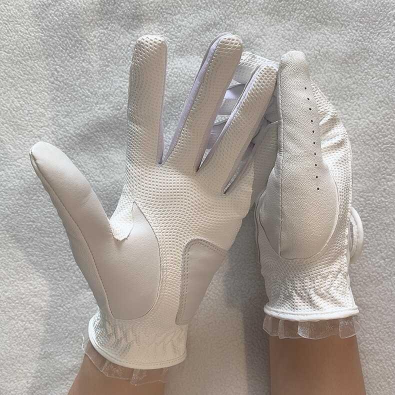 Găng tay bằng da nữ golf mới thoải mái Size: 21