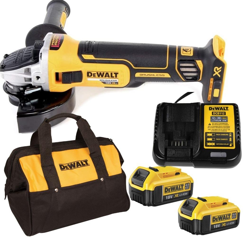 MÁY MÀI PIN CẦM TAY 18V/BL 800W 125MM DEWALT DCG405M2- HÀNG CHÍNH HÃNG