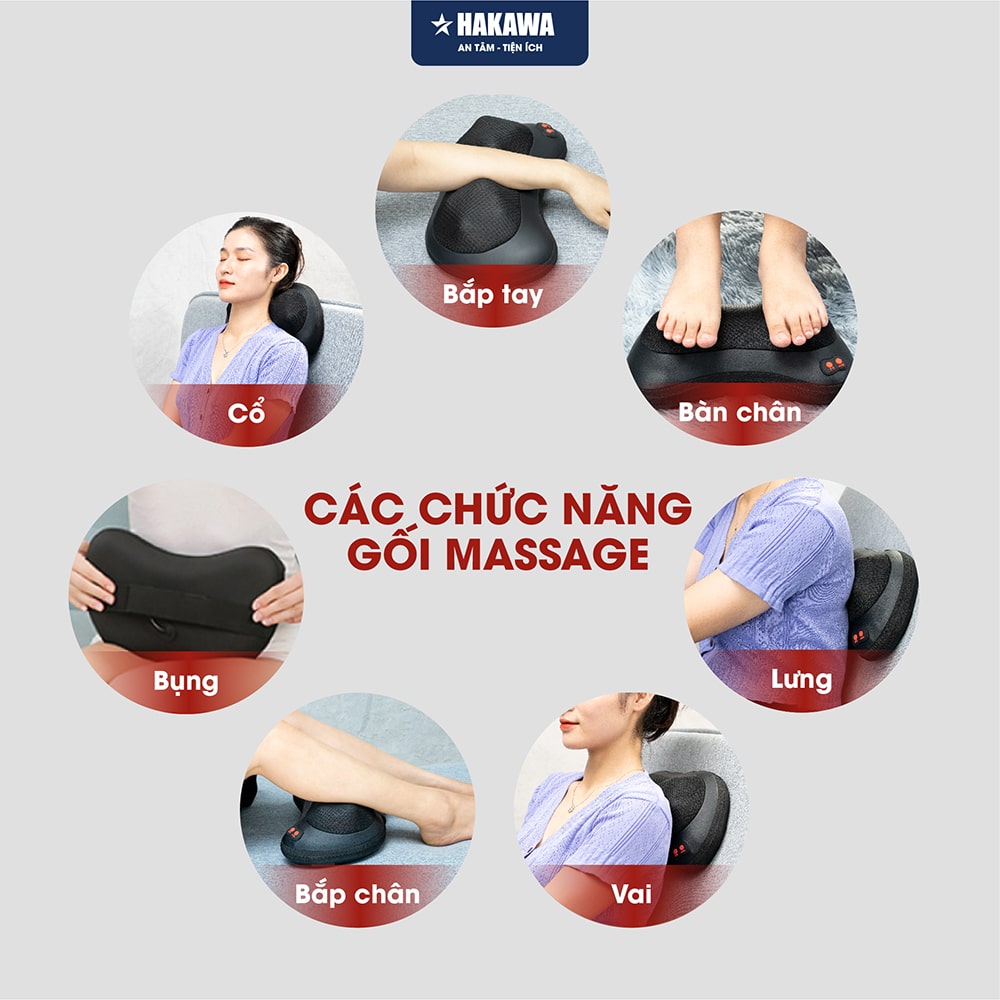 COMBO GHẾ XẾP THƯ GIÃN + MASSAGE CỔ VAI GÁY HAKAWA HK-G21P NEW + HK-M23