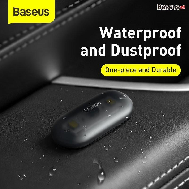 Đèn Led Dán Cốp Xe Ô Tô - Đèn trần oto Baseus không dây led mini gắn dính gầm ghế oto trần xe tủ đồ ...