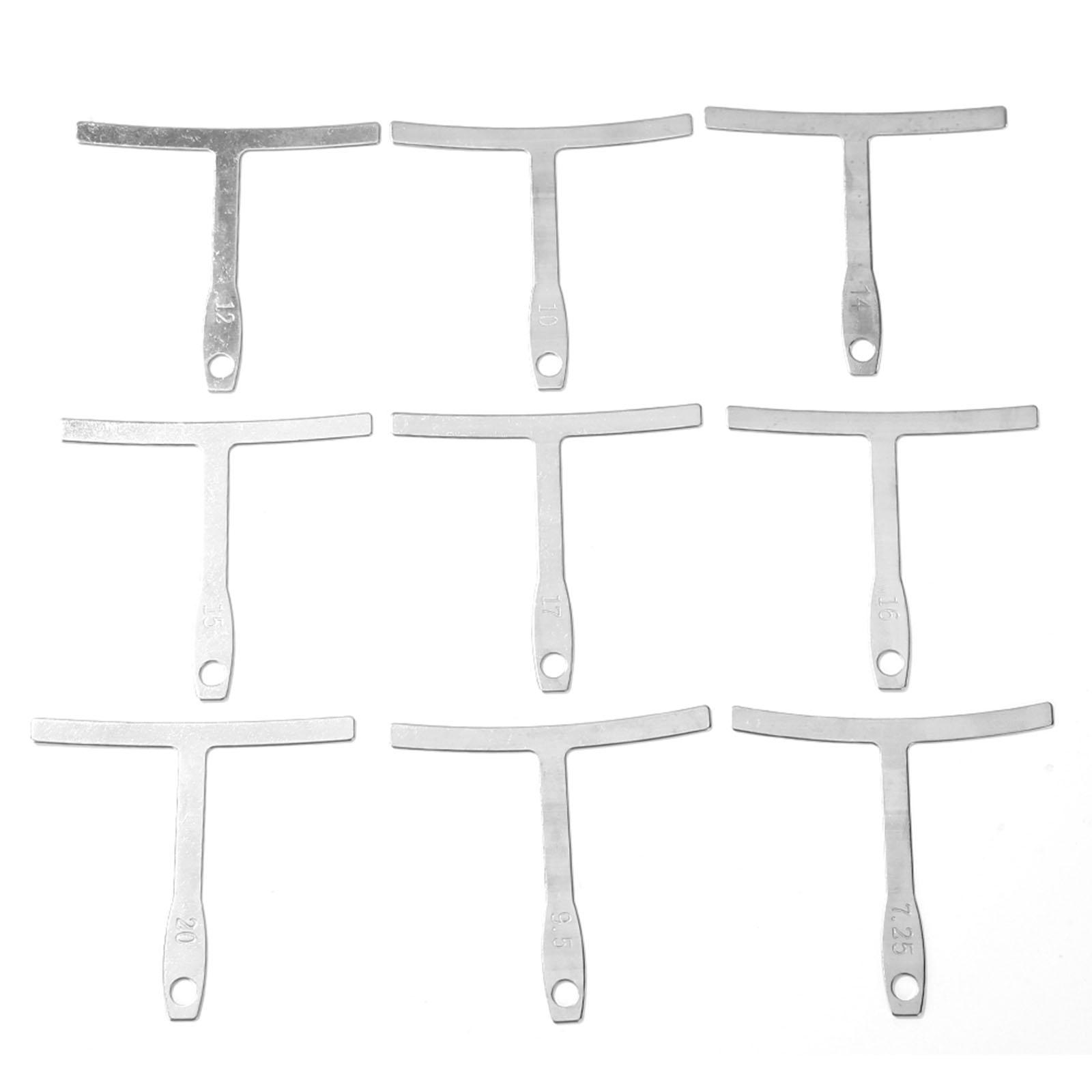 1Set Guitar Luthier Measuring Tools Kit with String Action Ruler Understring  Gauge Guitar Neck Notched Straight Edge Ruler